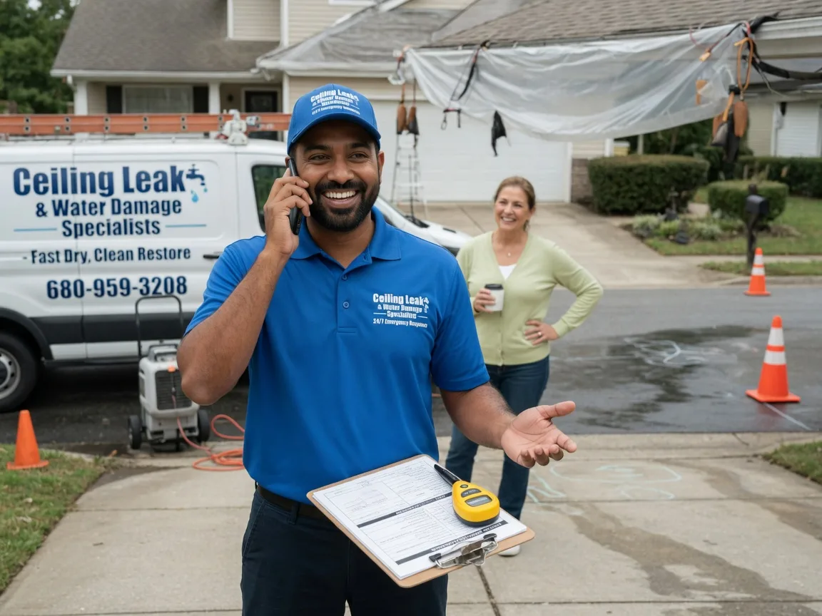Ceiling Leak Cleanup Jennings, KS FAQs